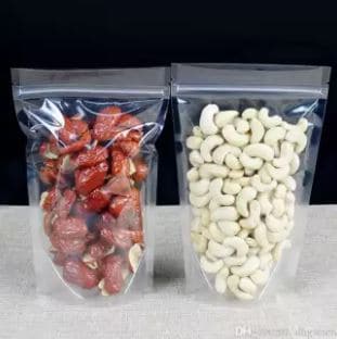 Standup Pouch Food Storage Bag With Zipper €? Pack Of 6