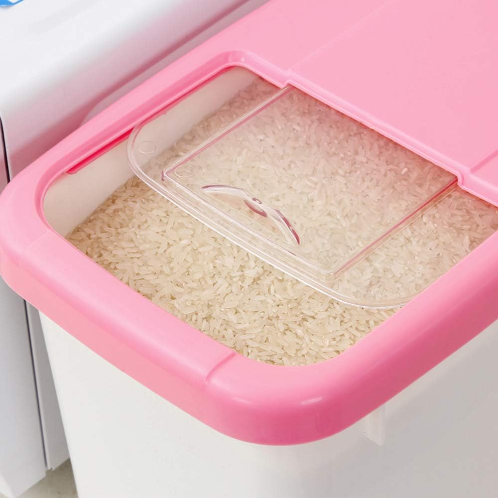 Rice Container, Storage Box, Rice Container, Moisture Resistant, Ideal for Storing Rice, Flour, Dry Food, Animal Feed and More High Capacity