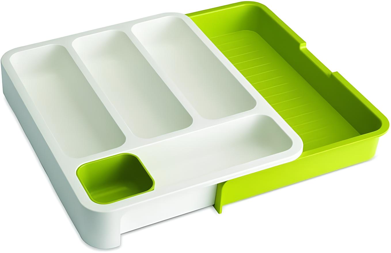 2 Layer Expandable Cutlery Tray for Kitchen Drawer Organizer For Spoon Knife Fork Cutlery Separation Storage Box Kitchen Accessories