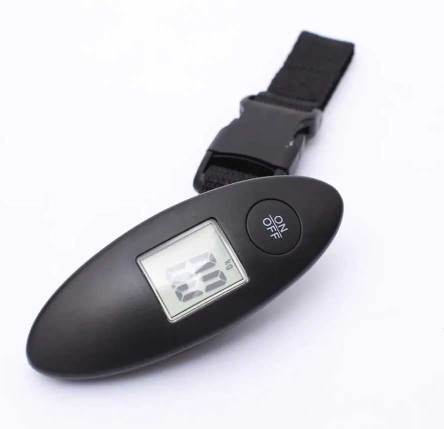 Compact digital luggage scale