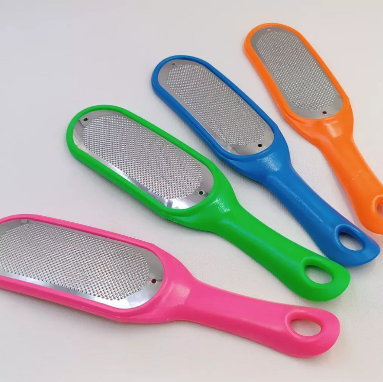 Smooth Pedicure Rasp File Foot Scrubber Callous Remover Pedicure Feet Care Tools Stainless Steel Foot File Scrubber Rasp Heel Grater Hard Dead Skin Callus Remover Nail Use - AABA MALL