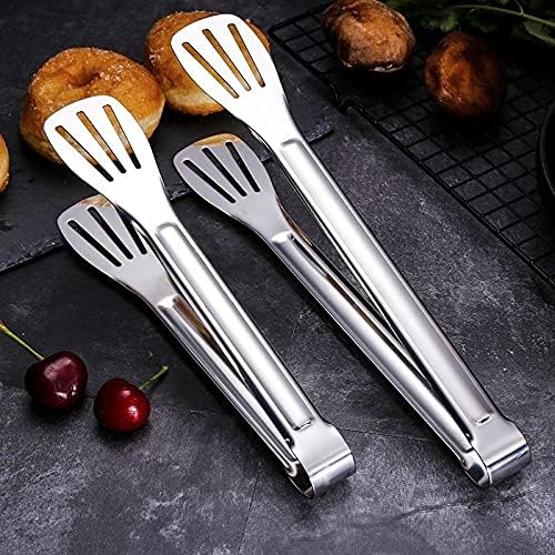 Chimta - Stainless Steel Kitchen Tong For Grilling ,BBQ and Flip and Fry Stylish Food Tongs