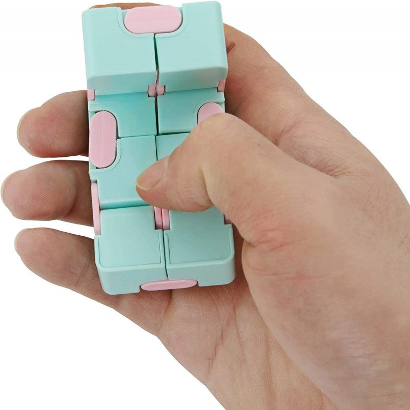 Infinity Cube Fidget Toy | Stress & Anxiety Relief Fidget Finger Cube for Kids & Adults | Durable Sensory Desk Toy for Focus & Relaxation