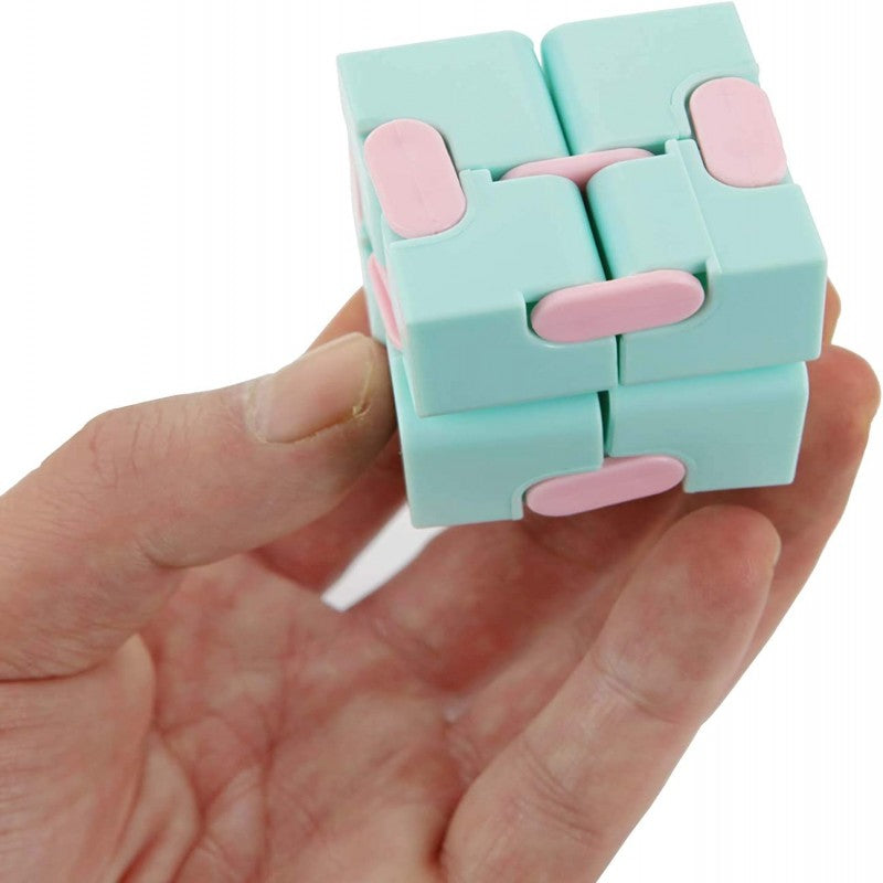 Infinity Cube Fidget Toy | Stress & Anxiety Relief Fidget Finger Cube for Kids & Adults | Durable Sensory Desk Toy for Focus & Relaxation
