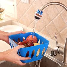 Stone Faucet Splash Oval Shape Tap Nozzle Purifying Water Shower Magnetize Kitchen Cleaner