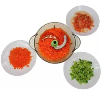 Multifunction Gourmet Cuisine Manual Food Chopper Push Type