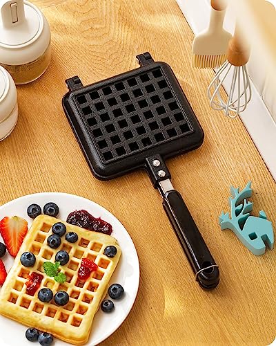 Cake Mold Household Waffle Non-Stick Pastry Gas Stove Baking Tray DIY Baking Tool Set Lattice Muffin Machine Mold Sandwich Toaster