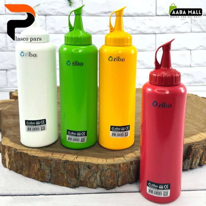 2 Pcs Ketchup & Oil Squeezer Bottle Set (300 ML) | Plastic Sauce Dispenser Bottles for Ketchup, Oil, Mayo, Chili Sauce, Salad Dressing & Condiment Storage