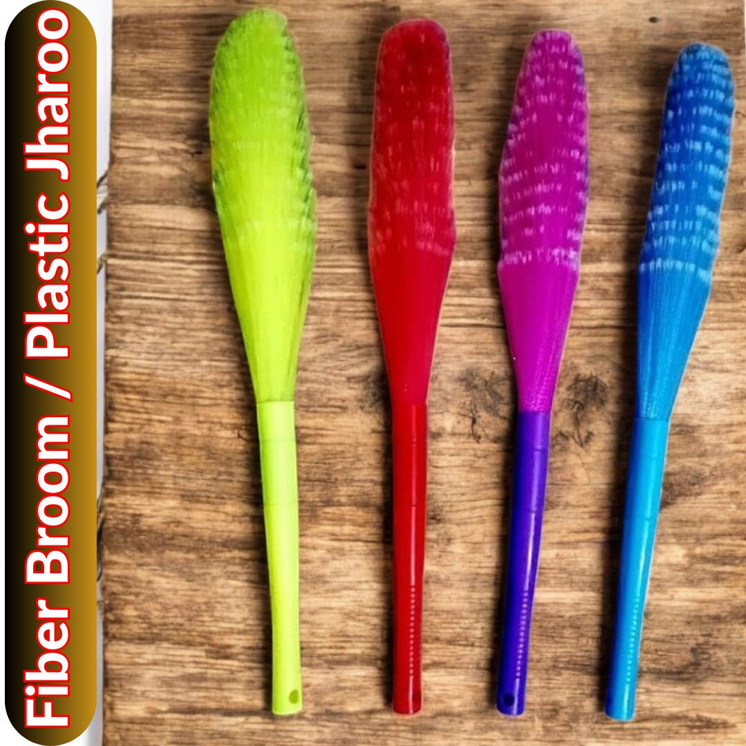 Multi-Purpose Fiber Broom Plastic Jharoo