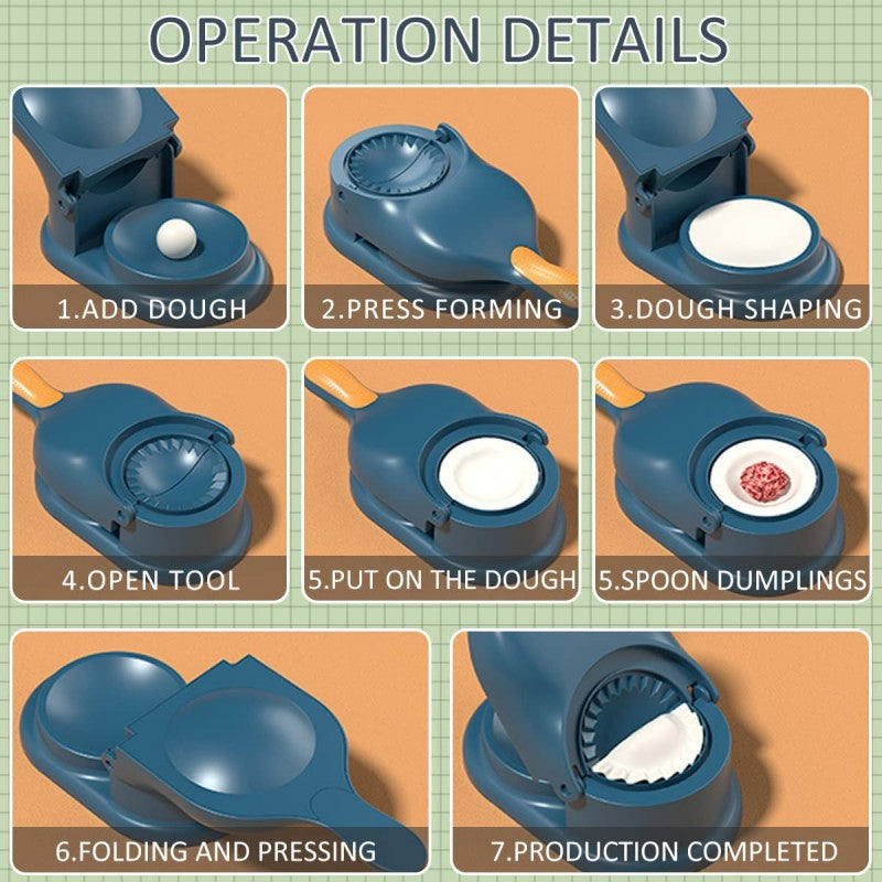 2 in 1 Dumpling Maker Mould Machine