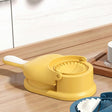 2 in 1 Dumpling Maker Mould Machine ? Plastic Easy Press Puri Maker Tool for Gujiya, Ghughra, Momos & Dumplings