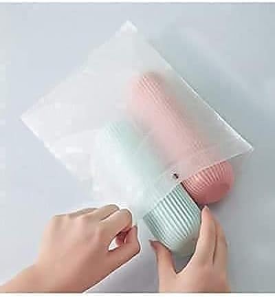 Plastic Portable Toothbrush Storage Case β Travel Toothbrush Holder Box for Bathroom, Hiking, Camping, Pen & Stationery (Random Color)