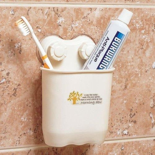 Multi-Purpose Suction Cup Hanger | Wall-Mount Bathroom Hook for Washing Kits | Durable & Reusable Adhesive-Free Hanger
