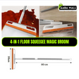 4-in-1 Floor Squeegee Magic Broom ? Multifunction Sweeper, Pet Hair Remover, Glass Wiper & Floor Cleaner