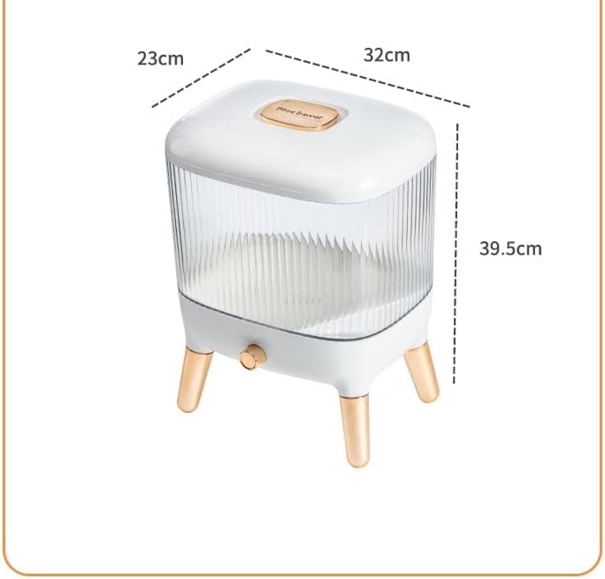 12KG Rice & Grain Storage Box | Airtight Separate Grain Storage Container with Lid | Kitchen Household Cereal Dispenser & Rice Bucket Organizer