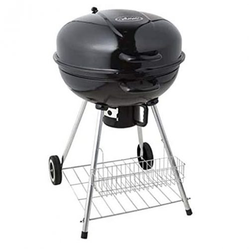 Charcoal Kettle BBQ Grill with Lid & 4 Legs Rolls Portable Fire Pit - For Outdoor Picnic Camping (22.5 inch)