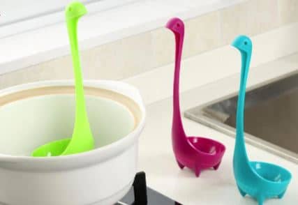 Plastic Colander Strainer Pasta Tool Plastic Straining Spoon with Filter Strainer