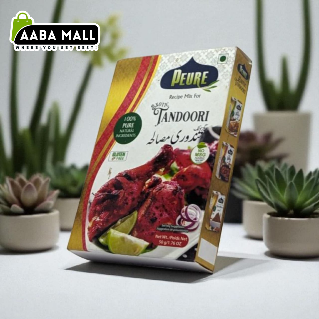 Tandoori Masala by AABA MALL - 50gm | Export Quality | 100% Natural Ingredients | Gluten Free
