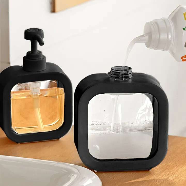 Refillable Soap Pump Dispenser Bottle – Hand Wash, Shampoo, Liquid Gel Dispenser for Bathroom & Kitchen (Random Colors)