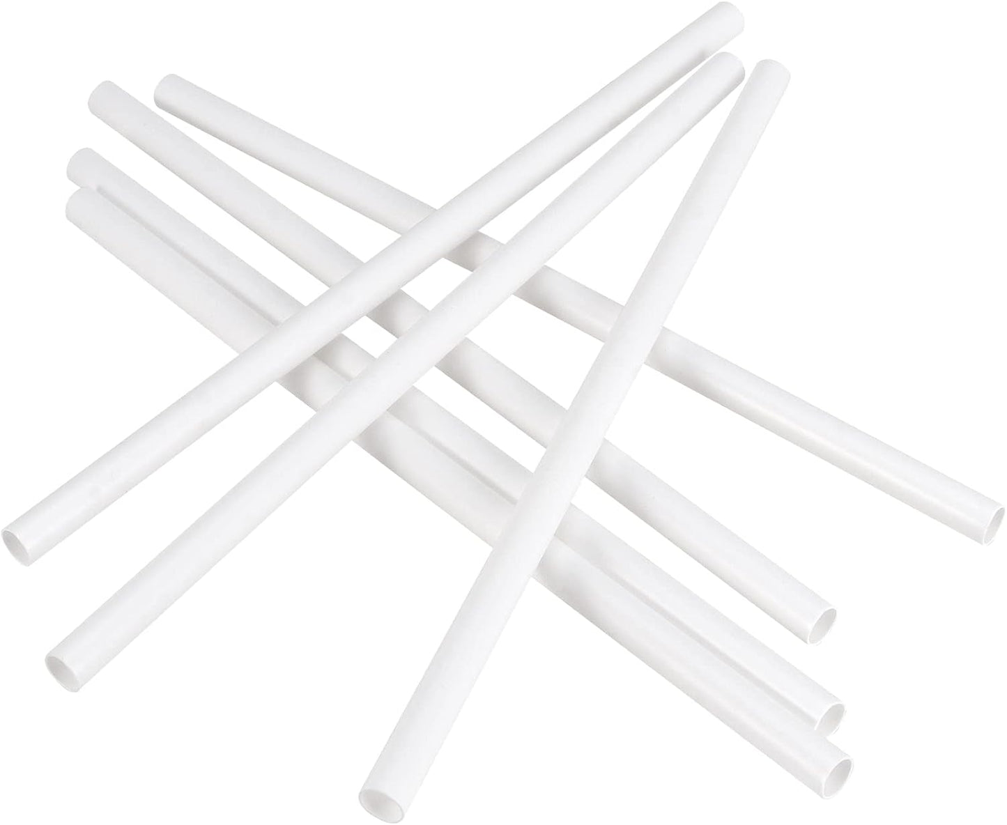 8 Pcs β High-Quality Reusable Plastic Straws for Tumblers β Durable, BPA-Free Drinking Straws for Smoothies, Juices, Iced Coffee & Water Bottles