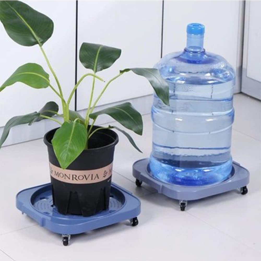 Stainless Steel Gas Cylinder Trolley Stand β Mobile Base with Caster Wheels for Easy Movement β Heavy-Duty Cylinder Holder Pallet Plate for Home & Commercial Use