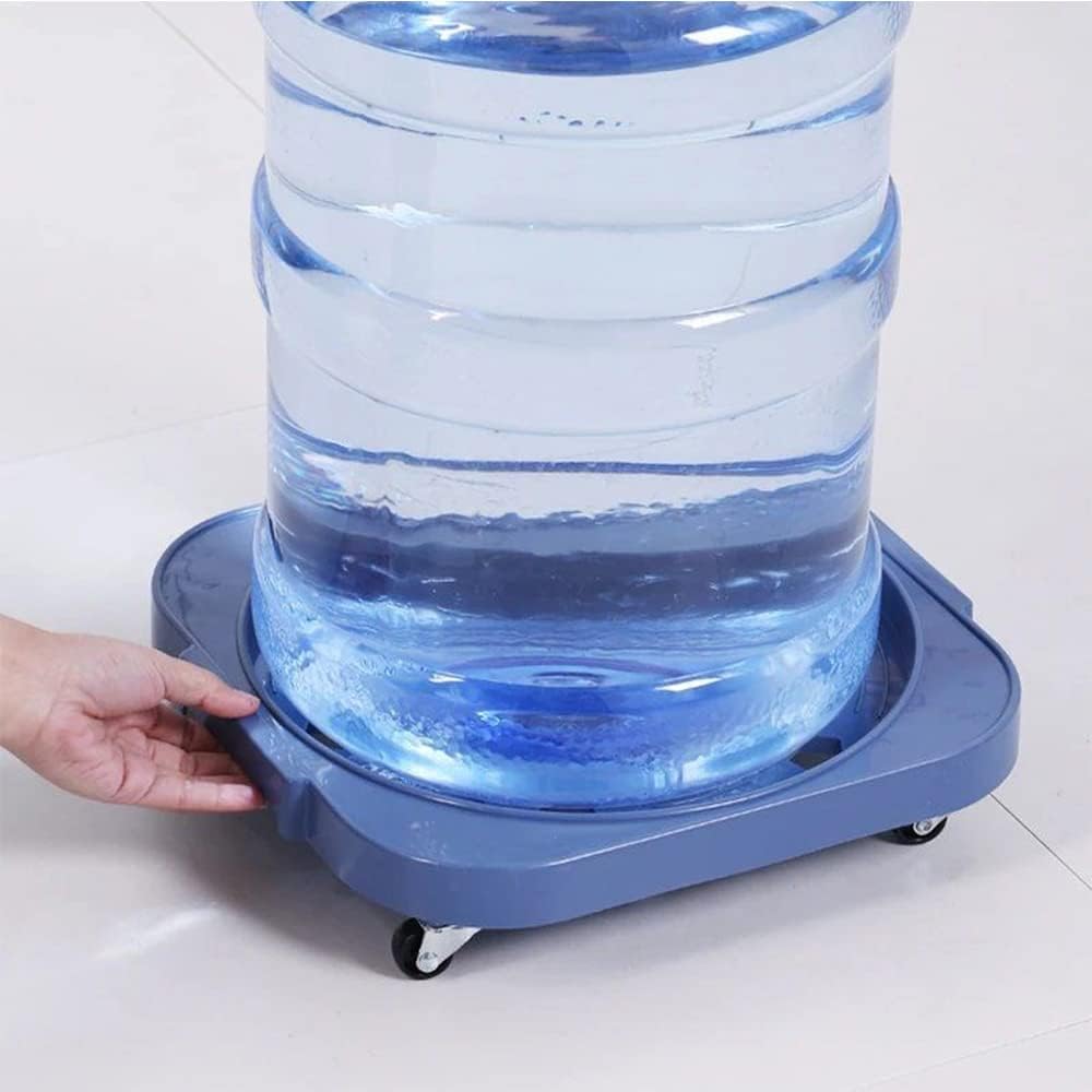 Stainless Steel Gas Cylinder Trolley Stand β Mobile Base with Caster Wheels for Easy Movement β Heavy-Duty Cylinder Holder Pallet Plate for Home & Commercial Use