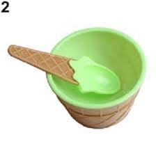 ICE CREAM CUP WITH SPOON