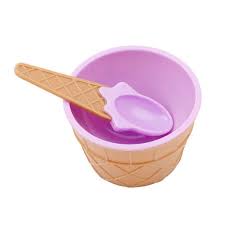 ICE CREAM CUP WITH SPOON