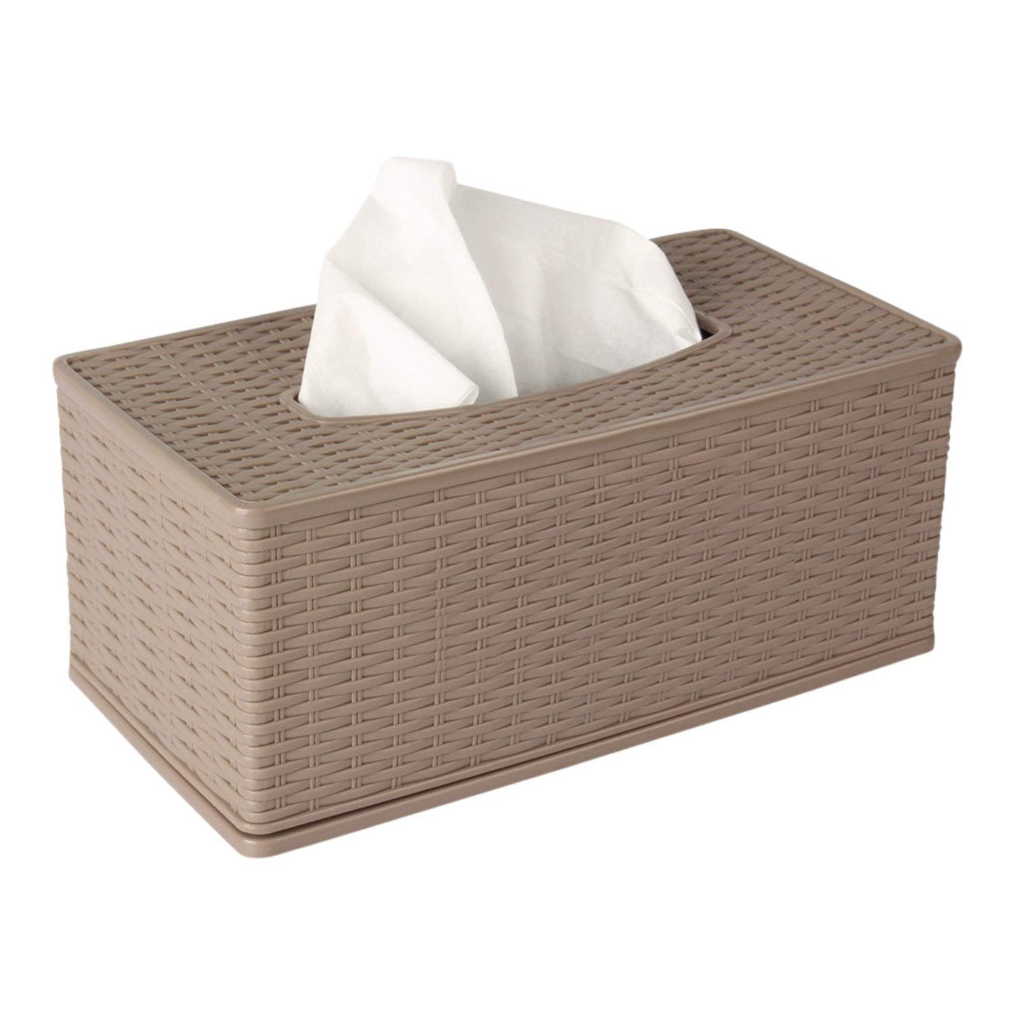 Tissue Box Storage Container | Removable Cover for Easy Refilling