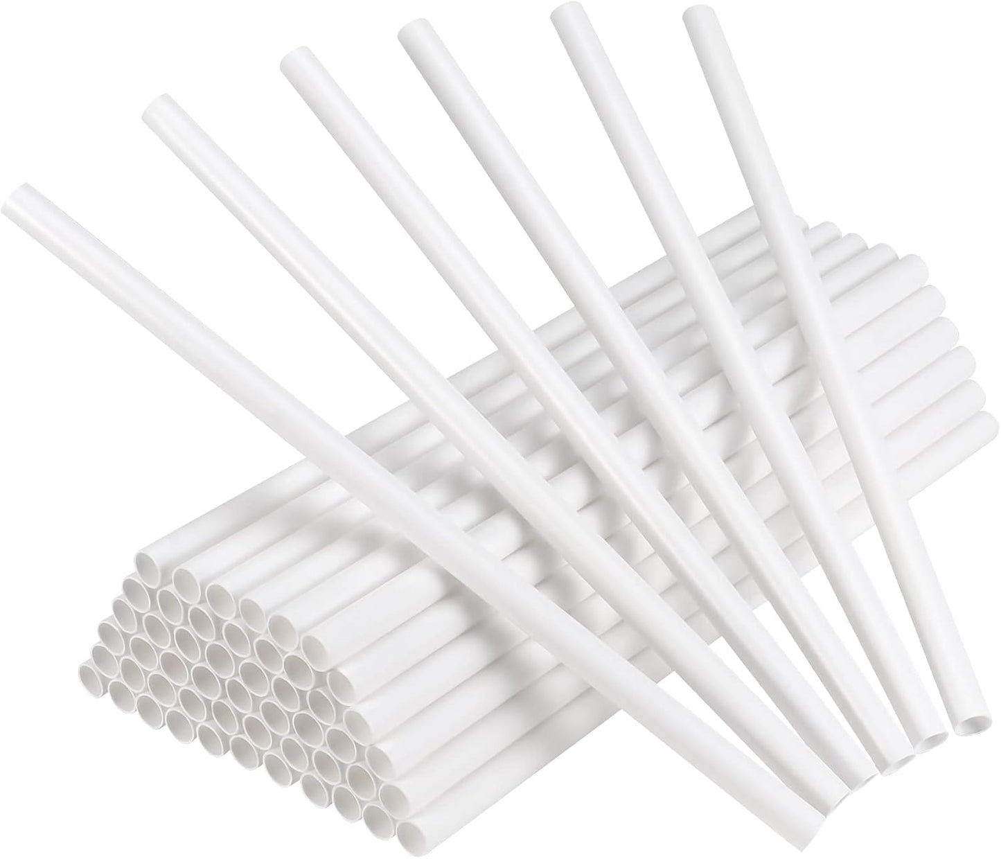 8 Pcs β High-Quality Reusable Plastic Straws for Tumblers β Durable, BPA-Free Drinking Straws for Smoothies, Juices, Iced Coffee & Water Bottles