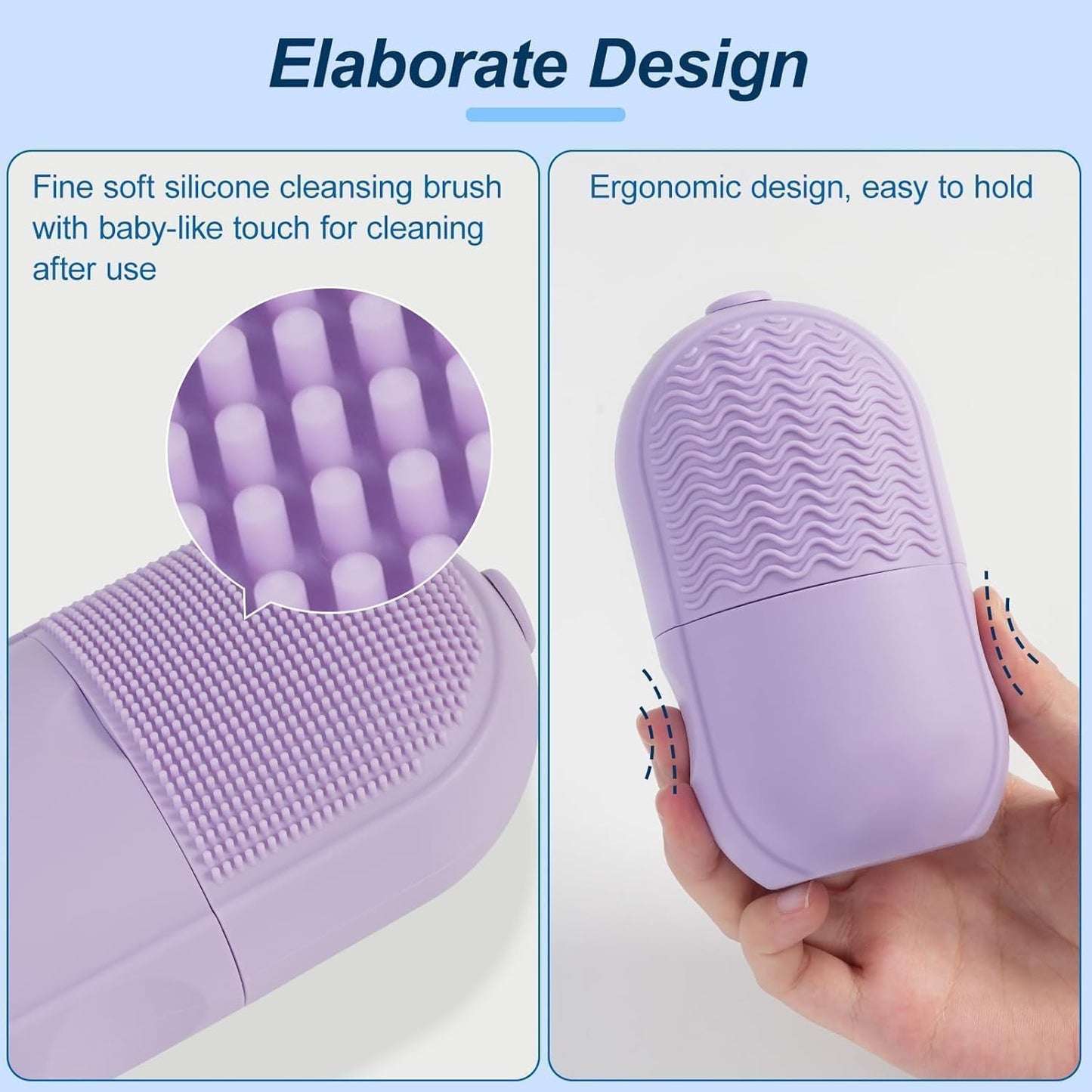 Silicone Ice Roller for Face - For Face Massage, Tighten and Tone Skin