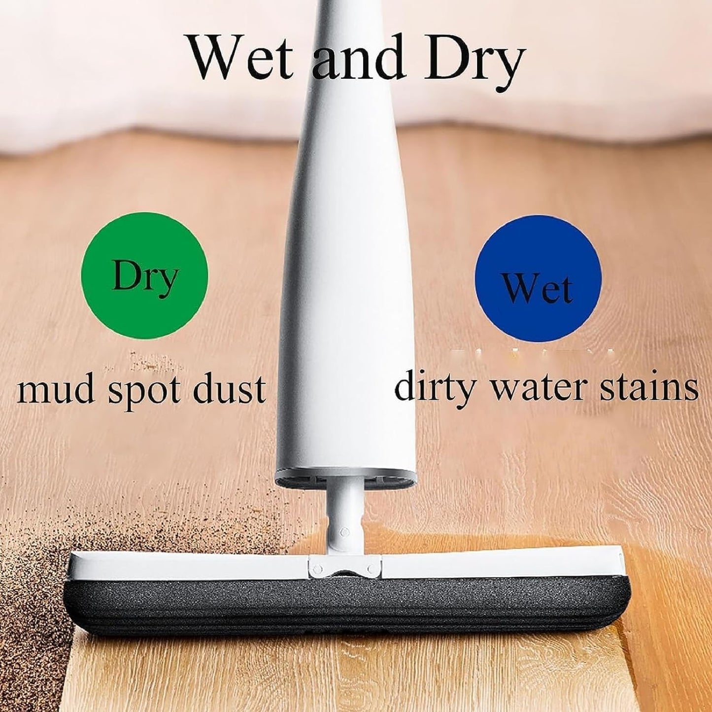 Easy Squeeze Butterfly Mop | Hands-Free Flat Floor Mop | Self-Washing Mop for Quick & Effortless Cleaning β Ideal for Home, Kitchen & Office