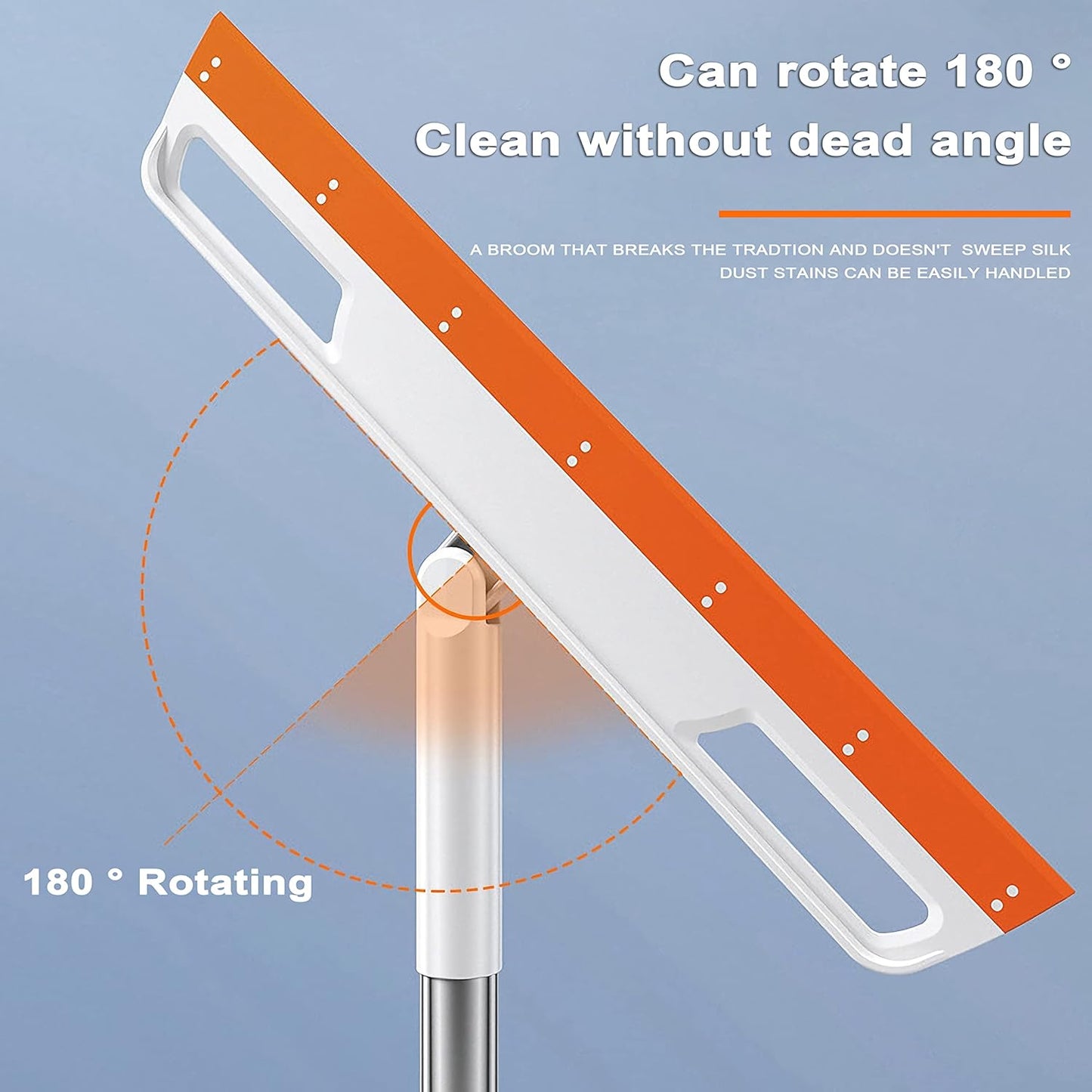 4-in-1 Floor Squeegee Magic Broom – Multifunction Sweeper, Pet Hair Remover, Glass Wiper & Floor Cleaner