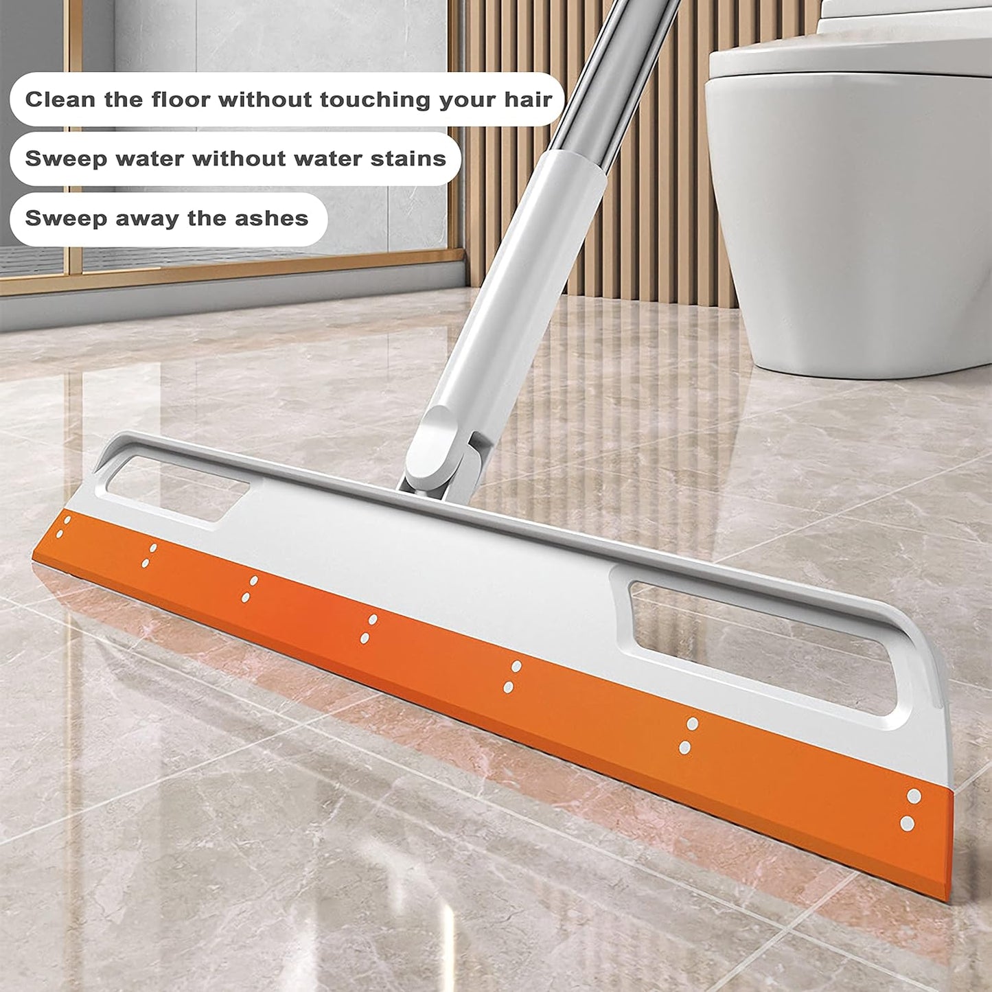4-in-1 Floor Squeegee Magic Broom – Multifunction Sweeper, Pet Hair Remover, Glass Wiper & Floor Cleaner