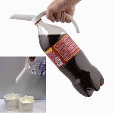 Bottle Handle for Easy Grip and Pour Plastic Unique Style Funnel Handle For Bottle Funnel Type White