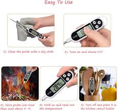 Meat Food Candy Digital Temperature Thermometer With Long Probe