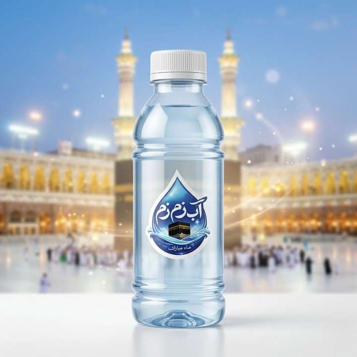 (Pack of 50) Empty Plastic Bottle for Aab‑e‑Zamzam (120ML) – Lightweight, Durable, Leak‑Proof, BPA Free