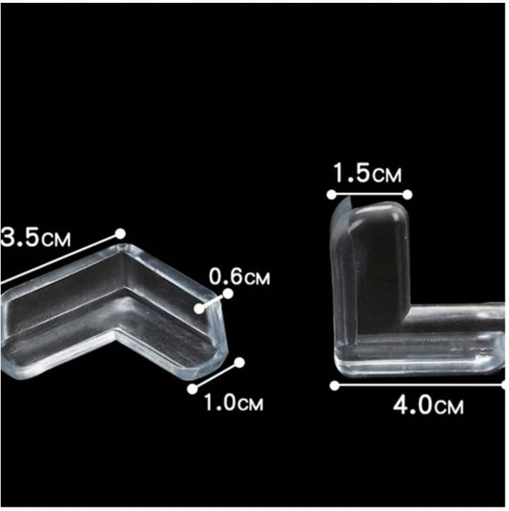 4 Pcs Table Corner Edge Protector Silicone Covers - Furniture Edge Table Corner Protection-