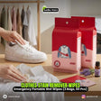 (Buy 2 Get 1 Free) Clothes Stain Remover Wipes ? Emergency Portable Wet Wipes (3 Bags, 60 Pcs)