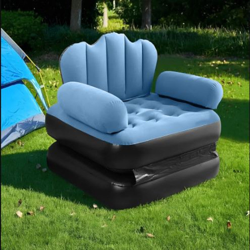 Folding Portable 5 in 1 Inflatable Double Layer Sofa