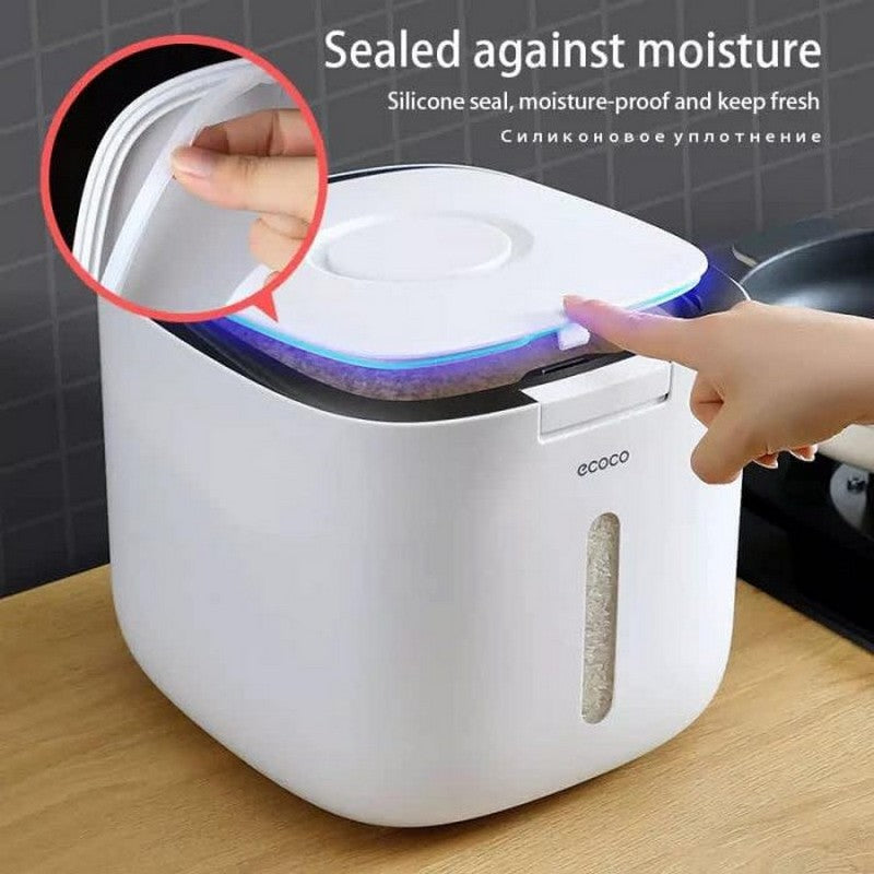 ECOCO 10kg rice storage box kitchen