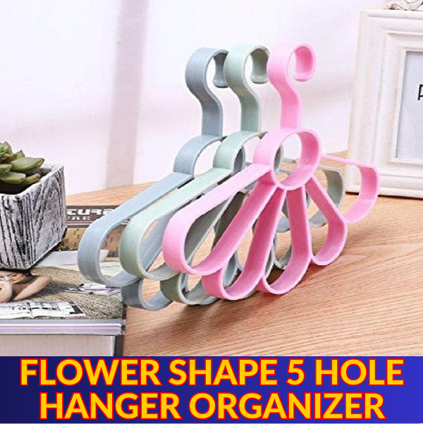 Space-saving closet hanger for ties, scarves and dupattas