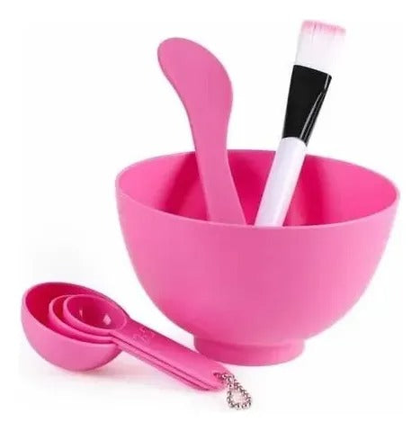 6 Pcs Professional Face Mask & Bleach Bowl Set – Facial Mixing Bowl with Brush for Women, Salon & Parlour Accessories