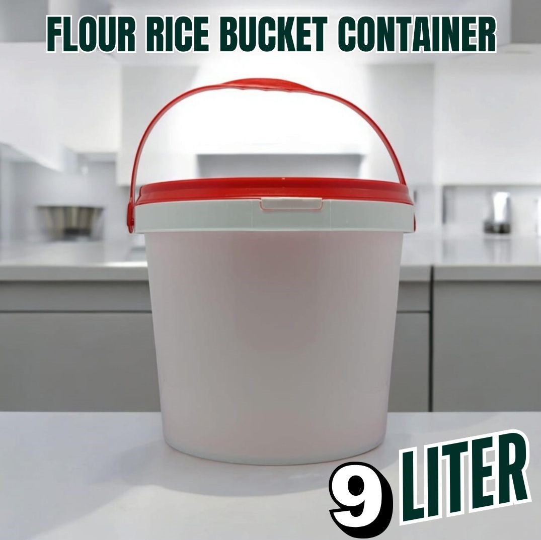Flour / Rice Container - 9 Liters Storage Bucket
