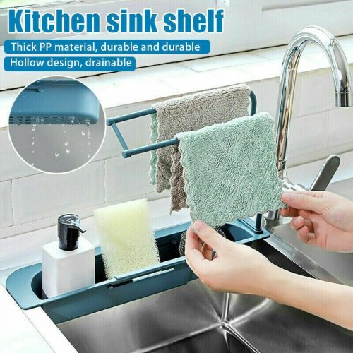 Expandable Sink Drain Basket Kitchen Sink Rack