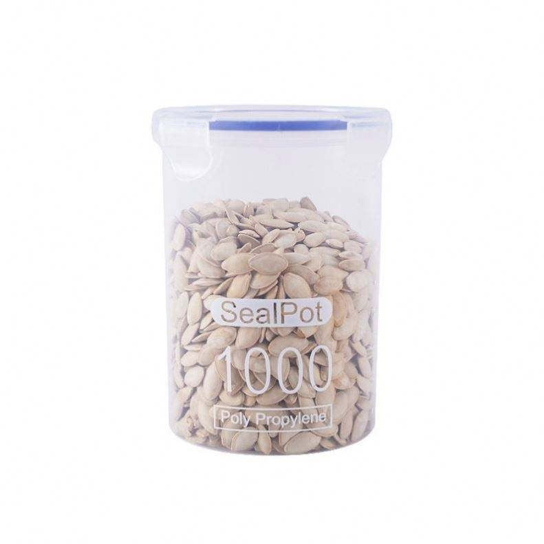 2 Pc Airtight Storage Tank Jars β 1000ML Sealed Food Containers for Grains, Pulses, Rice, Snacks & Kitchen Storage