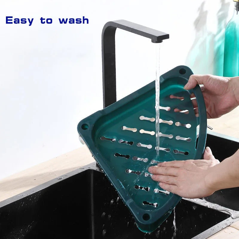 Multifunctional Kitchen Corner Storage Rack β Plastic Triangular Shelf Organizer with Multi-Layer Design for Condiments, Spices & Utensils