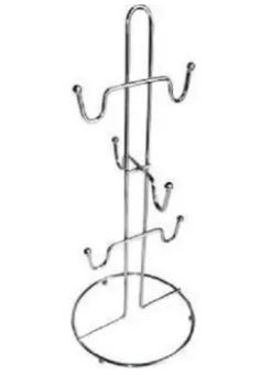 Hanging Tree Cup Stand – Mug & Cup Drainer Rack for Tea, Coffee, and Kitchen Use | Multi-Hook Organizer Holder