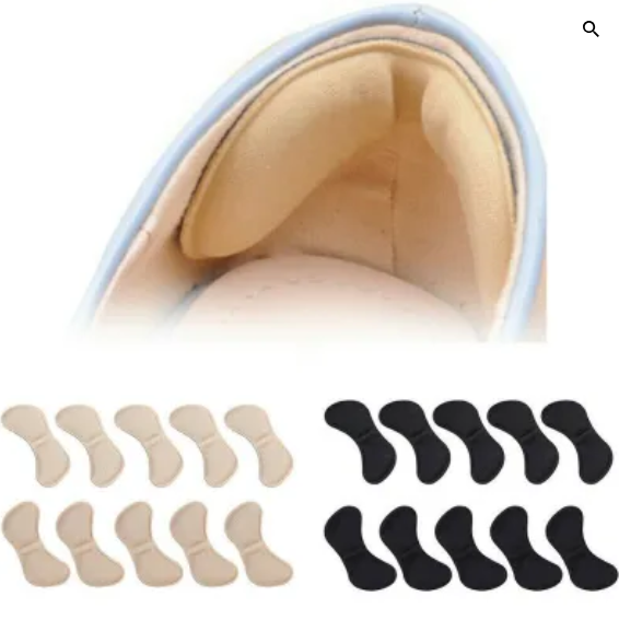HEEL INSOLE- Self Adhesive Comfortable Foam Pad for all those shoes that irritate at the back of the foot - Beige