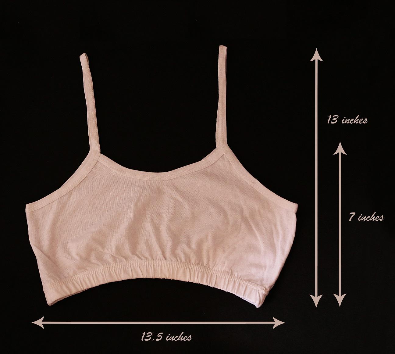 White Color Betties Half Body Camisole for Women/Girls | Comfortable Innerwear | Free Size Half Shameez Slip